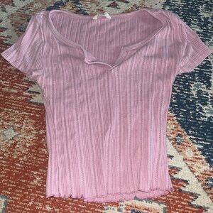 pink Aeropostale baby tee size xs